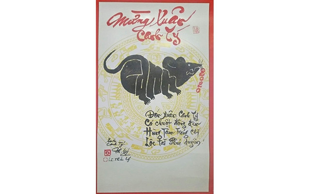 Đón Xuân Canh Tý qua những bức thư pháp tài hoa