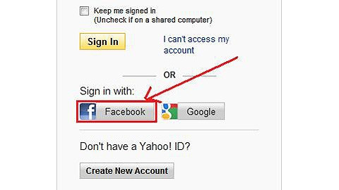 Tới đây, lựa chọn "Đăng nhập bằng Facebook/Google account" để truy cập trang Flickr của Yahoo sẽ biến mất. (Ảnh chụp màn hình)