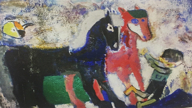 Tác phẩm “Trẻ em và ngựa”.