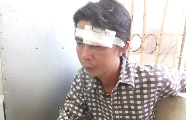 Đối tượng Đặng Thanh Dũng tại cơ quan công an.