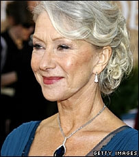 Nữ diễn viên Helen Mirren
tại lễ trao giải.