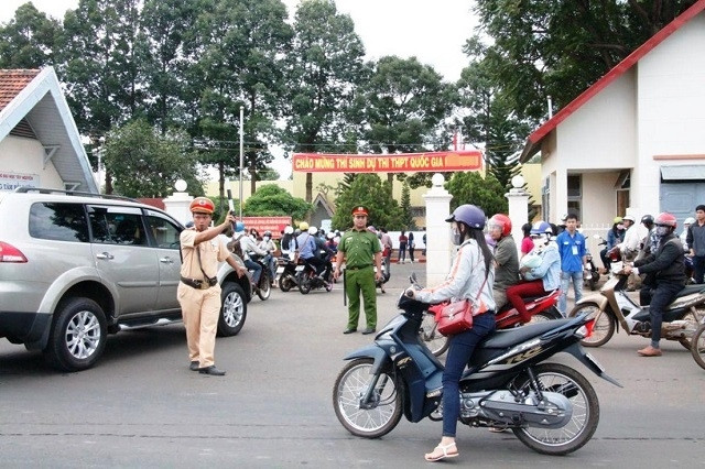 Bảo đảm giao thông thông suốt, an toàn kỳ thi THPT quốc gia