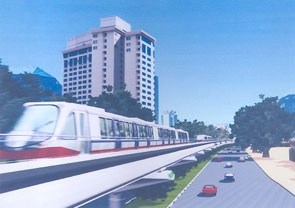 Phối cảnh trên đường Ngọc Khánh.