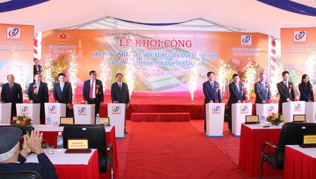 Khởi công nhà máy sản xuất gỗ ván ép cao cấp tại Hà Tĩnh