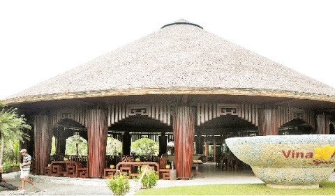 Một góc khu nhà cổ của ông Lê Văn Tăng.