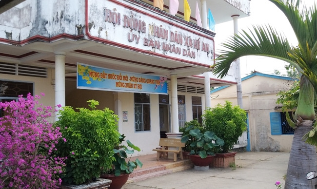 Trụ sở UBND xã Kế An, huyện Kế Sách (Sóc Trăng).