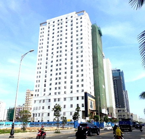 Công trình khách sạn này đã hoàn thành phần thô với 129 phòng xây dựng trái phép.
