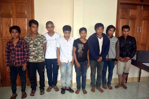 Các đối tượng gây ra cái chết cho kiểm lâm viên Nguyễn Nam Thịnh bị bắt giữ.