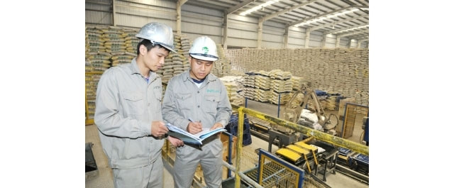 Chú thích ảnh: Sản xuất phân bón tại Công ty CP DAP số 2 - VINACHEM, Khu công nghiệp Tằng Loỏng (Lào Cai). Ảnh: NGUYỄN ĐĂNG 