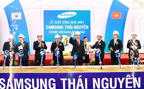 Tập đoàn Samsung đầu tư mạnh vào Thái Nguyên.