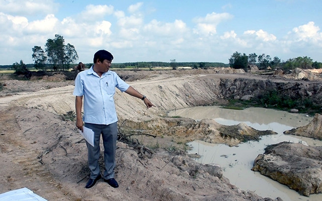 Kiểm tra sai phạm tại dự án nạo vét, cải tạo hồ Sông Hỏa.