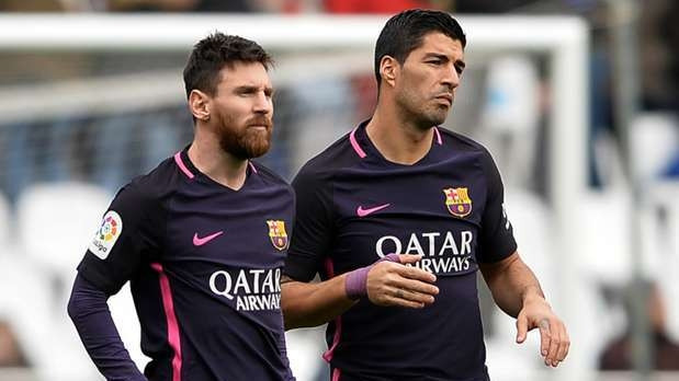 Messi và Suarez không thể đưa Barca tới chiến thắng trước Deportivo. Ảnh: Goal