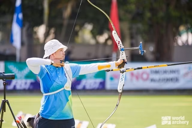 Nữ cung thủ Lộc Thị Đào thi đấu ấn tượng tại Cúp bắn cung châu Á lần này. (Ảnh: Liên đoàn bắn cung thế giới)