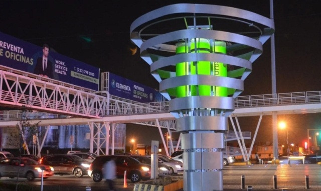 Cây nhân tạo được "trồng" ở những nơi ô nhiễm không khí.