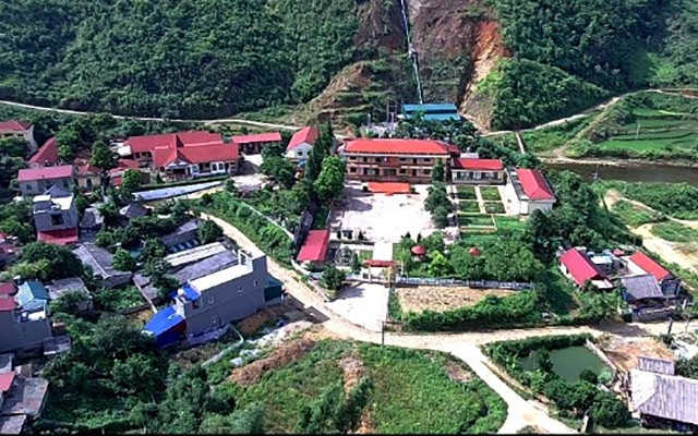 Trung tâm xã vùng cao Nậm Xé, huyện Văn Bàn, tỉnh Lào Cai hôm nay.