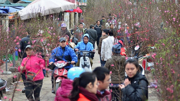 Chợ hoa ngày Tết (Ảnh minh họa: Duy Linh).