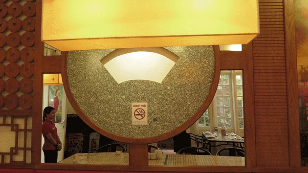 Một nhà hàng không khói thuốc ở Hà Nội (Ảnh: HB).