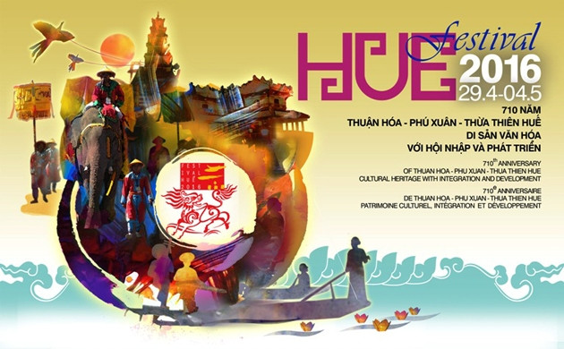 Poster chính thức của Festival Huế 2016.