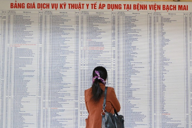 Năm 2016 giá dịch vụ y tế được điều chỉnh tăng 77,57%.