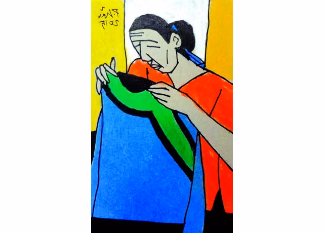 Hiếm thấy một truyện ngắn in báo lại thiếu đi bức tranh minh họa.