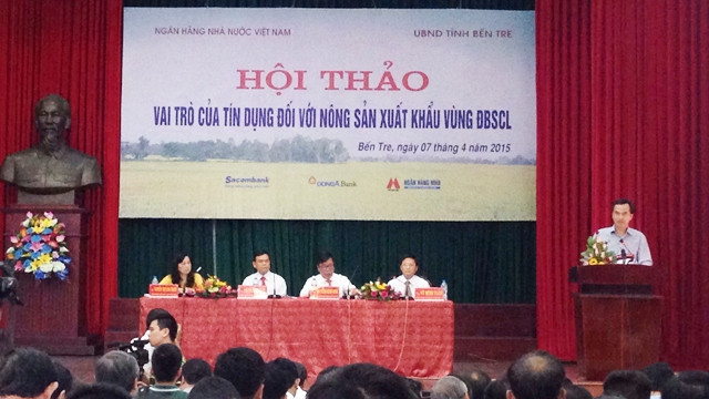 Hội thảo tín dụng nông sản xuất khẩu.