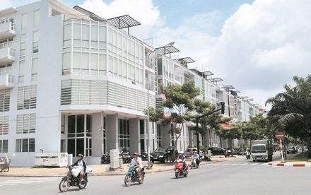 Một góc khu dân cư ấp 4B, xã Bình Hưng, huyện Bình Chánh.