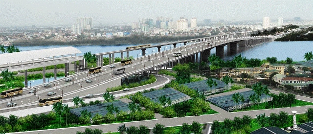 Cầu Sài Gòn 2, một công trình xây dựng của Công ty cổ phần Xây dựng hạ tầng CII.