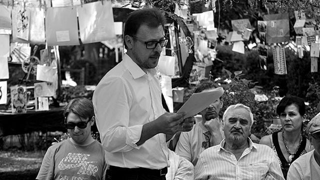 Nhà thơ Sándor Halmosi.