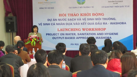 Tài trợ  bảy triệu AUD cho dự án nước sạch và vệ sinh môi trường