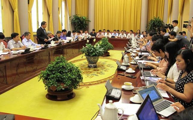 Chủ nhiệm Văn phòng Chủ tịch nước đọc Lệnh công bố Nghị quyết của Quốc hội, sáng 30-6.