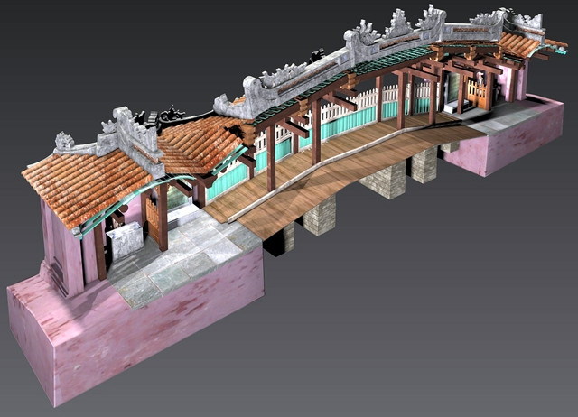 Chùa Cầu, công trình nổi tiếng của Di sản thế giới Hội An (Quảng Nam). Ảnh: TÀI VĂN