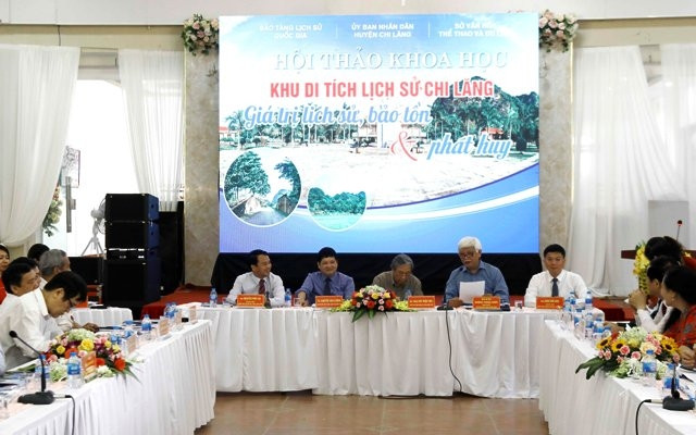 Hội thảo khoa học Khu di tích lịch sử Chi Lăng - Giá trị lịch sử, bảo tồn và phát huy.