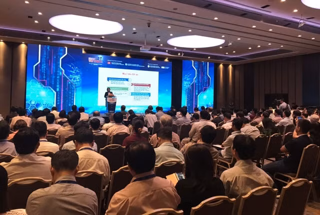 Quang cảnh Hội thảo Smart IoT Việt Nam.