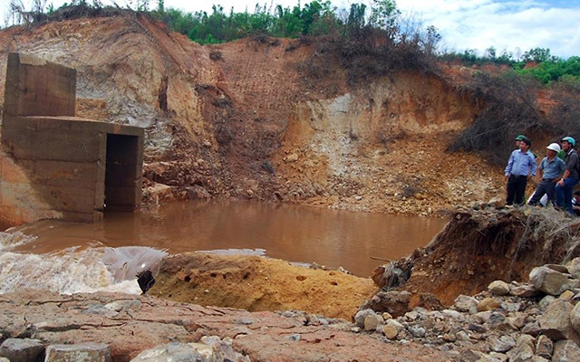 Dự án thủy điện Ia Krêl 2 (Gia Lai) bị thu hồi sau hai lần vỡ đập khi đang xây dựng. Ảnh: VĨNH YÊN