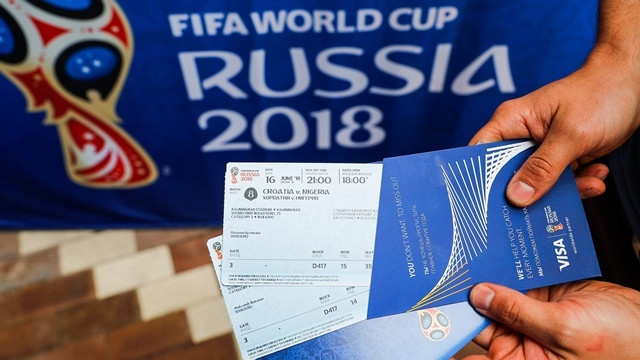 Hơn 2,5 triệu vé xem các trận đấu trong khuôn khổ World Cup 2018 đã được bán hết.