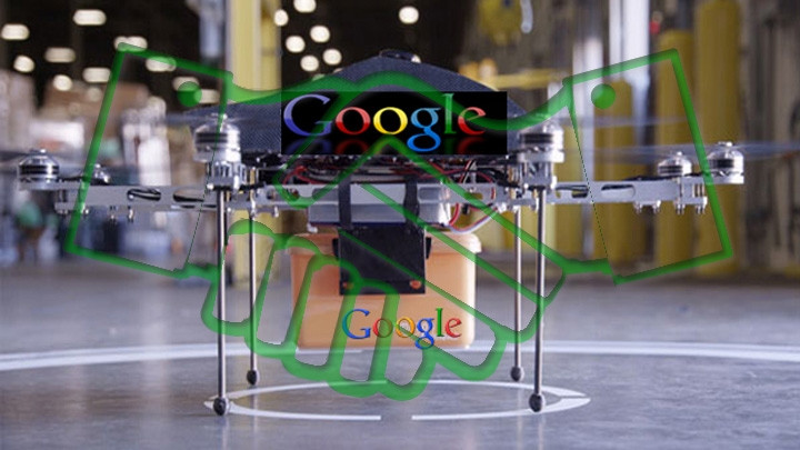 Google đã vận động hàng lang cho thiết bị bay drone.