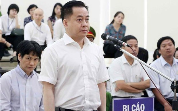 Bị cáo Phan Văn Anh Vũ tại tòa. (Ảnh: Văn Điệp/TTXVN)