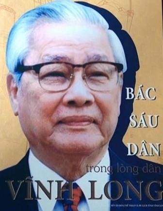 Bìa sách "Bác Sáu Dân trong lòng dân Vĩnh Long"