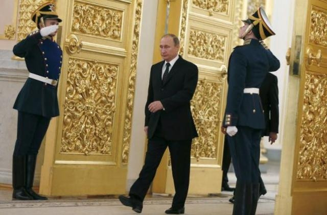 Tổng thống Nga Vladimir Putin tại Điện Kremlin, ngày 26-11-2015. (Ảnh: Reuters).