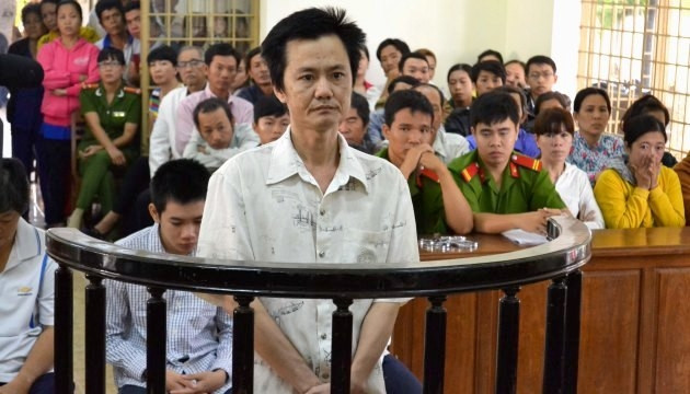 Bị cáo Đỗ Công Vũ tại tòa.