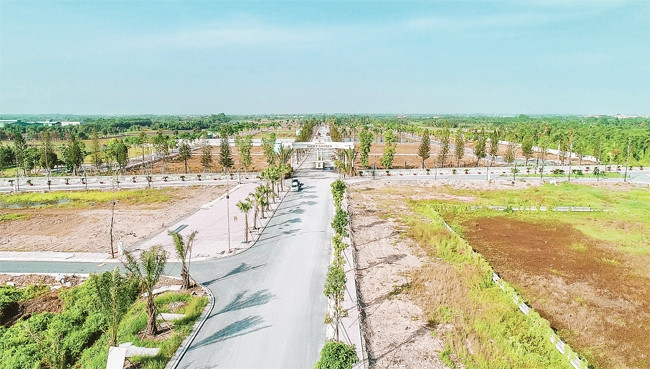 Một dự án phân lô tách thửa theo Quyết định 60 tại huyện Củ Chi đã hoàn thành.