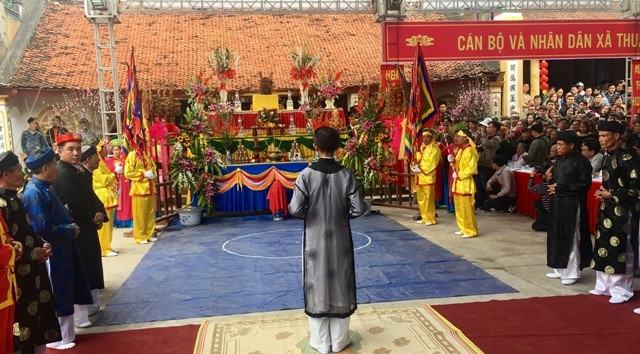 Quang cảnh Lễ hội Minh Thề.