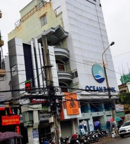 Trụ sở Oceanbank chi nhánh Hải Phòng. (Ảnh: Ngô Quang Dũng)