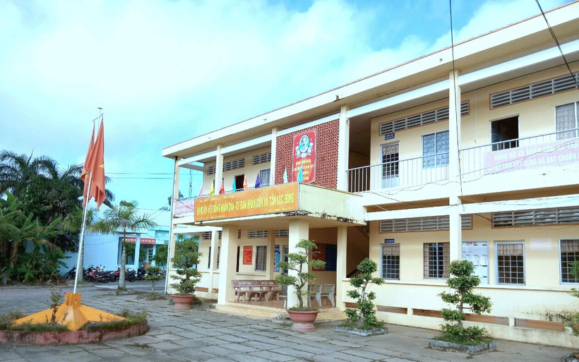 Trụ sở UBND xã Tân Lộc Đông. 