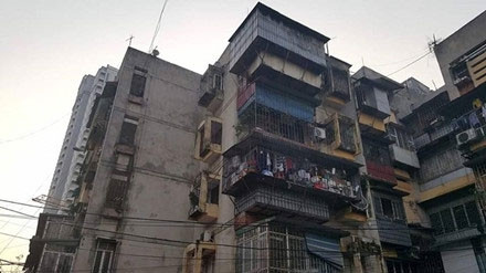 Căn phòng cơi nới tầng 5, nơi xảy ra vụ cháy. Ảnh: internet.