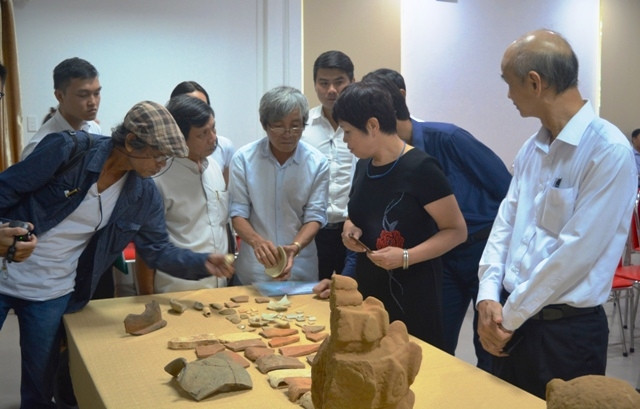 Nhiều hiện vật có giá trị được phát lộ trong đợt khai quật thứ ba tại Di tích Chăm Phong Lệ.