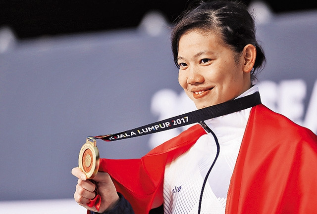 Ánh Viên là một trong những kình ngư xuất sắc nhất của khu vực ở độ tuổi rất trẻ. Ảnh: NGUYỄN KHÁNH