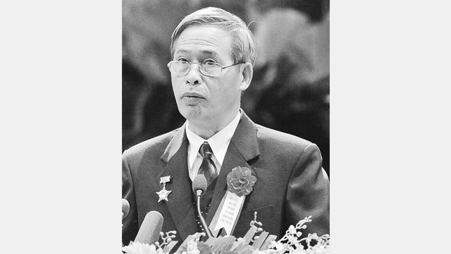 PGS, TS Nguyễn Nhị Điền phát biểu tham luận tại Đại hội Thi đua yêu nước toàn quốc lần thứ IX. Ảnh: TRẦN HẢI