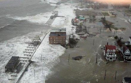 Siêu bão Sandy đổ bộ vào thành phố Atlantic