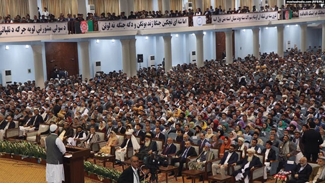 Toàn cảnh Hội nghị hòa bình toàn quốc Afghanistan. Ảnh: AP